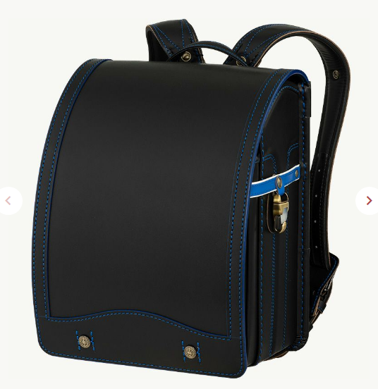 レイブラック（牛革）黒×ブルーの画像